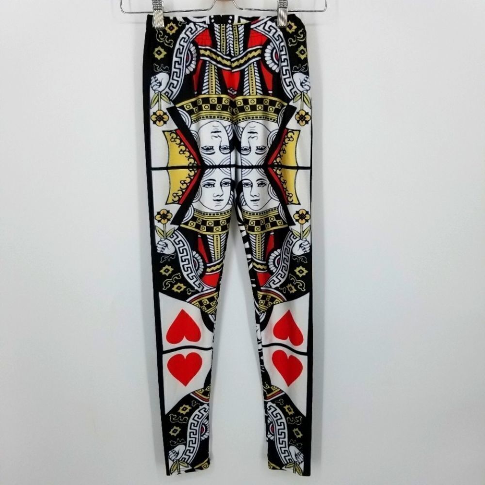 Queen of Hearts Leggings (Halloween)